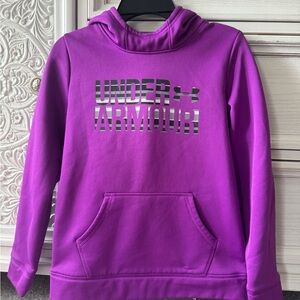Under Armour Purple and Black ColdGear Top